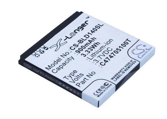 Replacement Battery for BLU Dash JR – Mobile, SmartPhone – 900mAh / 3.7V