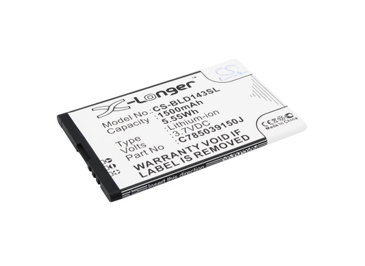 Replacement Battery for BLU Dash Jr 4.0 K – Mobile, SmartPhone – 1500mAh / 3.7V