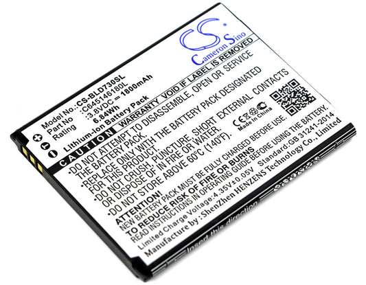 Replacement Battery for BLU Dash 4.5 – Mobile, SmartPhone – 1800mAh / 3.8V