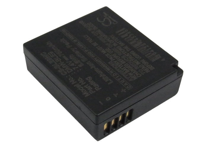 Replacement Battery for Panasonic  Lumix  DMC-GF6X – Camera – 750mAh / 5.6Wh / 7.4V