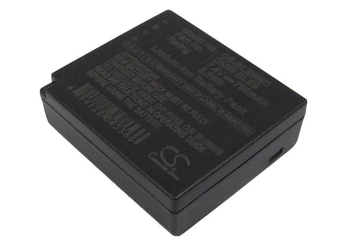 Replacement Battery for Panasonic  Lumix  DMC-GF6X – Camera – 750mAh / 5.6Wh / 7.4V