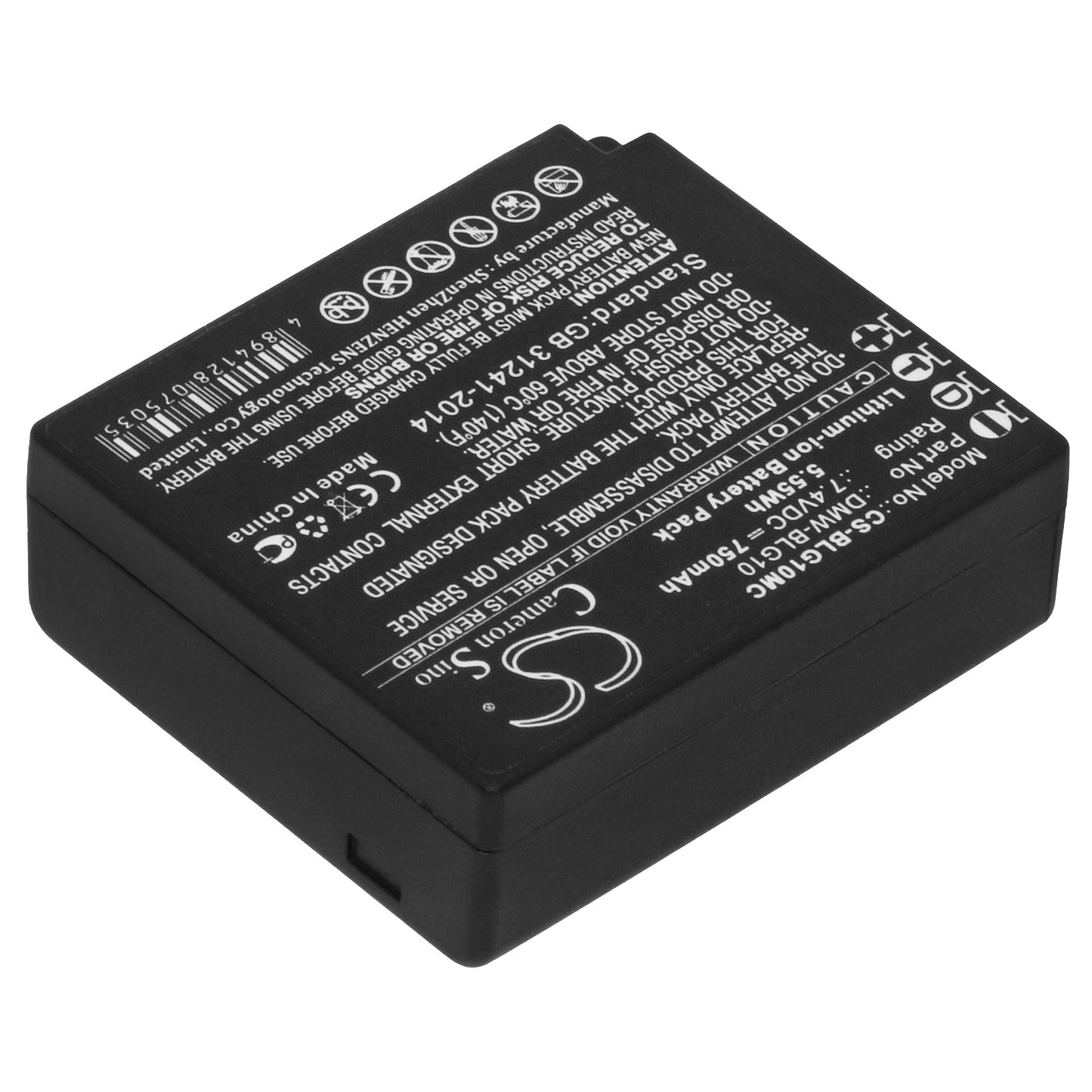 Replacement Battery for Leica  D-Lux Type 109 – Camera – 750mAh / 5.55Wh / 7.4V