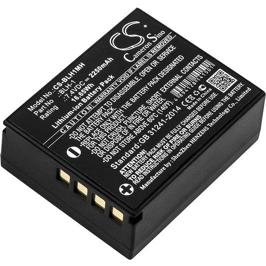 Replacement Battery for OLYMPUS  E-M1 – Camera – 2250mAh / 16.65Wh / 7.4V