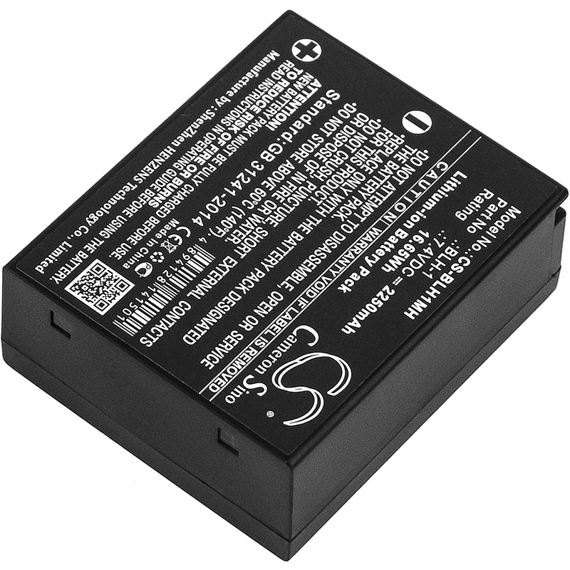 Replacement Battery for Olympus E-M1 Mark II – Camera – 2250mAh / 7.4V