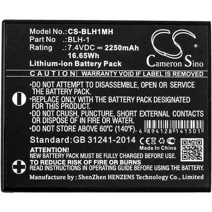 Replacement Battery for OLYMPUS  E-M1 – Camera – 2250mAh / 16.65Wh / 7.4V
