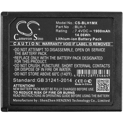 Replacement Battery for OLYMPUS  E-M1 – Camera – 1900mAh / 14.06Wh / 7.4V