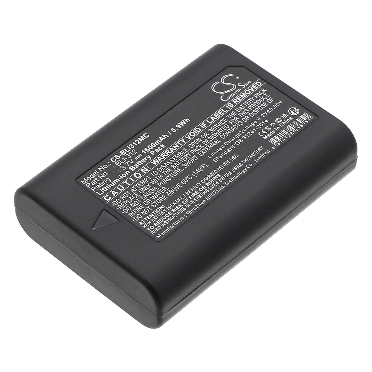 Replacement Battery for Leica BM8 – Camera – 1600mAh / 3.7V
