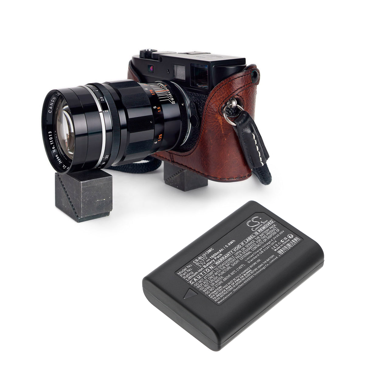 Replacement Battery for Leica BM8 – Camera – 1600mAh / 3.7V