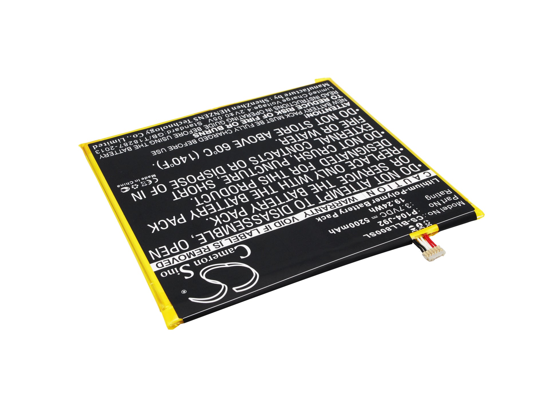 Replacement Battery for BLU Life View TAB – Tablet – 5200mAh / 3.7V - image 2