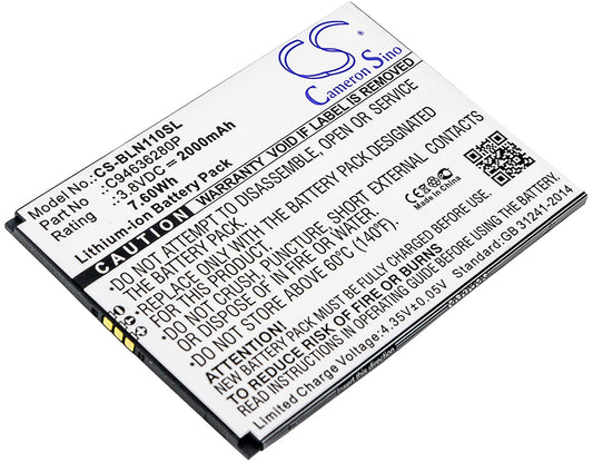 Replacement Battery for BLU Neo XL – Mobile, SmartPhone – 2000mAh / 3.8V
