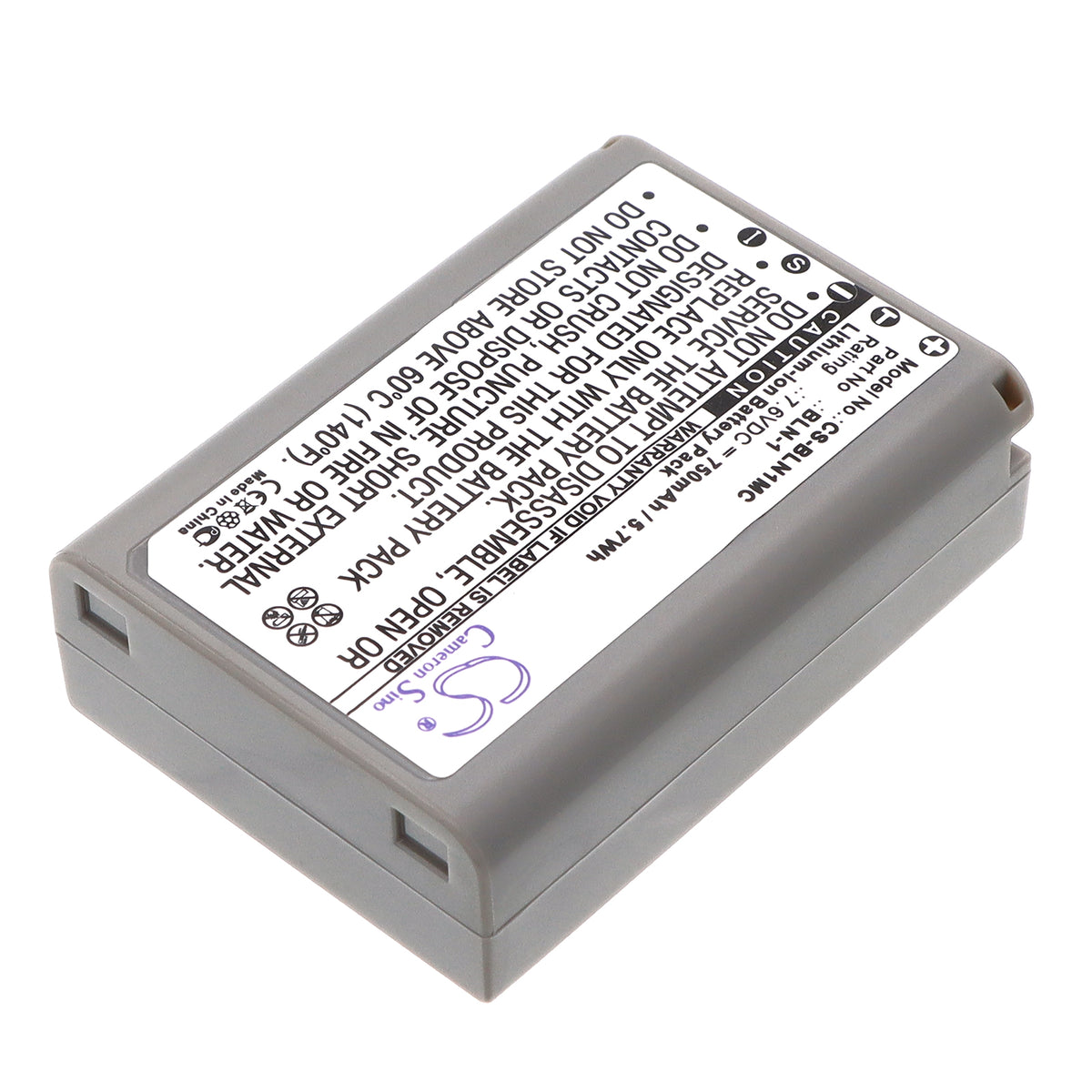 Replacement Battery for Olympus E-M5 – Camera – 750mAh / 7.6V