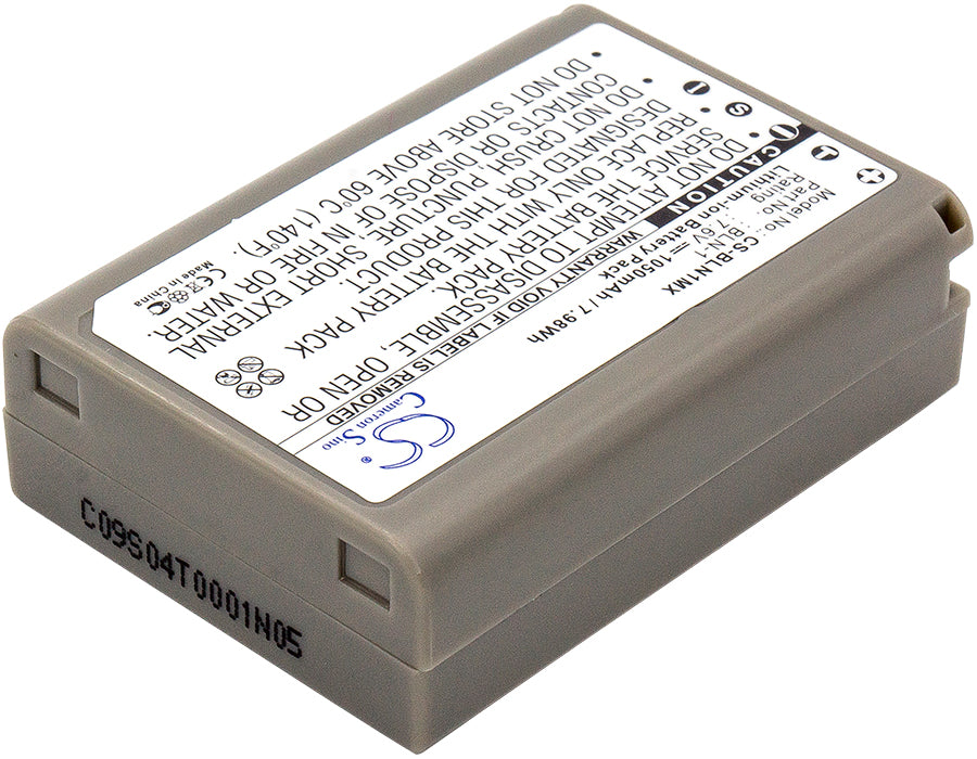 Replacement Battery for Olympus E-M5 – Camera – 1050mAh / 7.6V