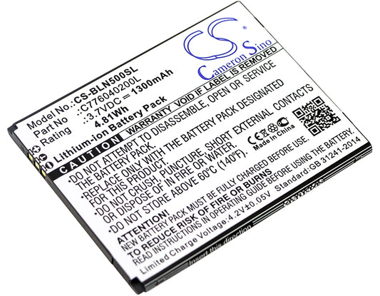 Replacement Battery for BLU Neo 5.0 – Mobile, SmartPhone – 1300mAh / 3.7V