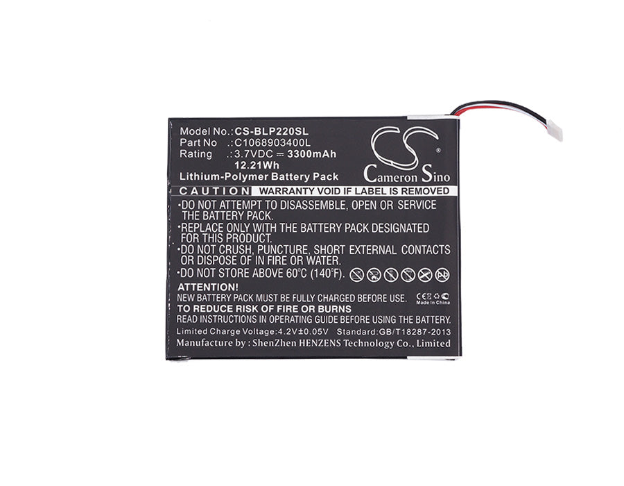 Replacement Battery for BLU TouchBook 8.0 – Tablet – 3300mAh / 3.7V - image 5
