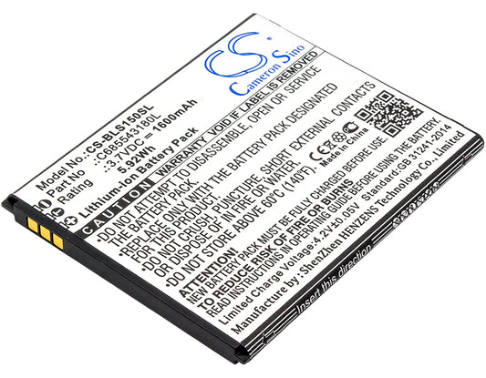 Replacement Battery for BLU Studio X Mini – Mobile, SmartPhone – 1600mAh / 3.7V