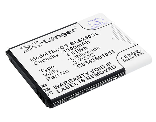 Replacement Battery for BLU Hero JR – Mobile, SmartPhone – 1300mAh / 3.7V
