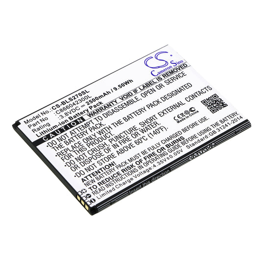 Replacement Battery for BLU Studio C 8.8 – Mobile, SmartPhone – 2500mAh / 3.8V