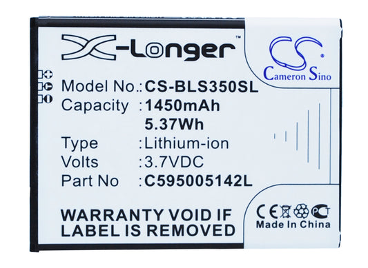Replacement Battery for BLU Star Jr – Mobile, SmartPhone – 1450mAh / 3.7V