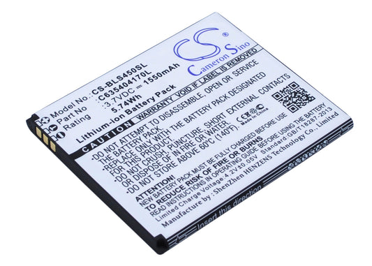 Replacement Battery for BLU Star 4.5 – Mobile, SmartPhone – 1550mAh / 3.7V