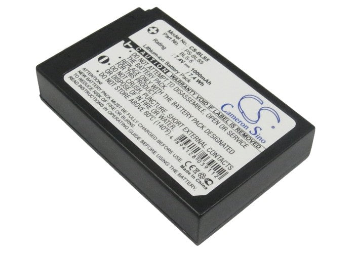 Replacement Battery for Olympus  E-PC2 – Camera – 1000mAh / 7.40Wh / 7.4V