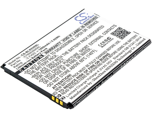 Replacement Battery for BLU Studio X8 HD – Mobile, SmartPhone – 1600mAh / 3.7V