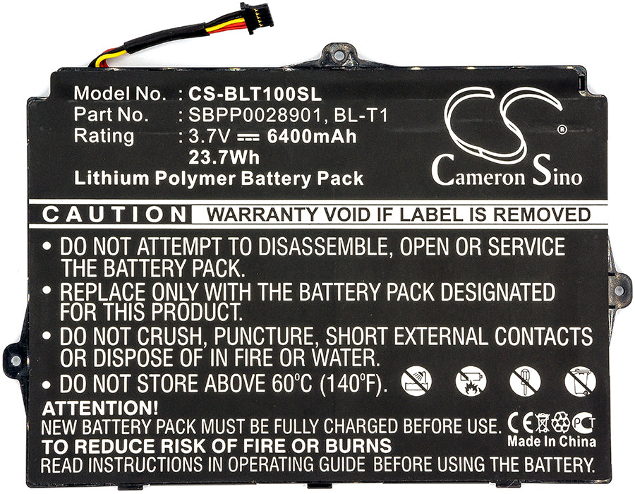 Replacement Battery for LG Optimus Pad V900 – Tablet – 6400mAh / 3.7V - image 3