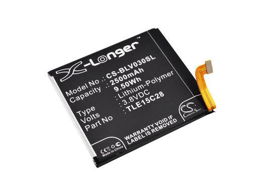 Replacement Battery for BLU Vivo Selfie – Mobile, SmartPhone – 2500mAh / 3.8V