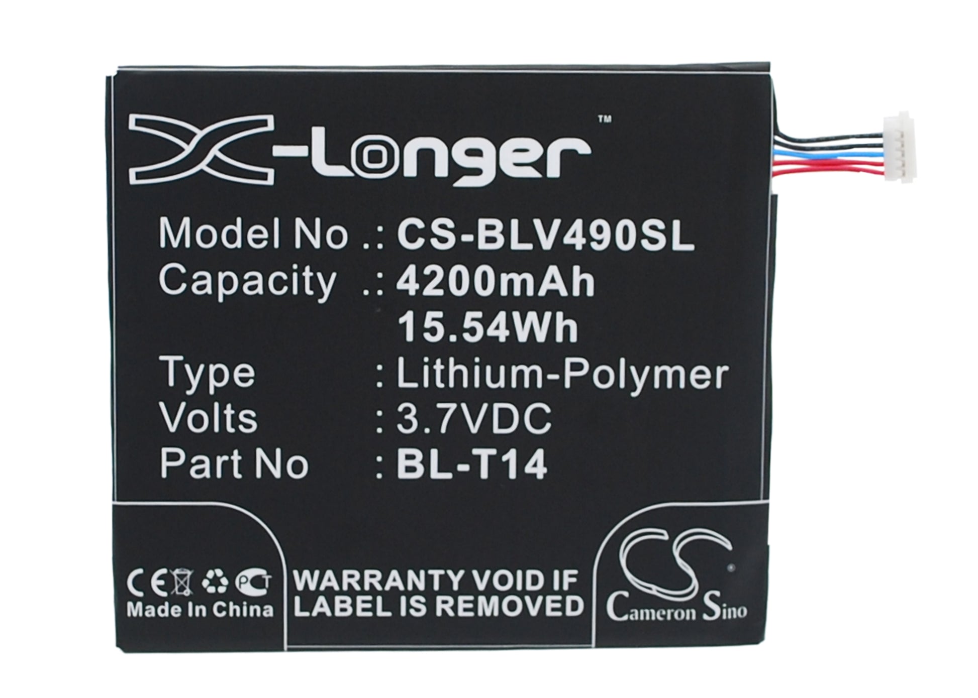 Replacement Battery for LG G Pad 8.0 – Tablet – 4200mAh / 3.7V - image 1