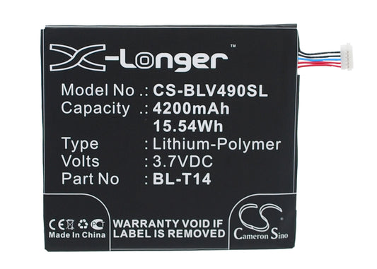 Replacement Battery for LG G Pad 8.0 – Tablet – 4200mAh / 3.7V - image 1