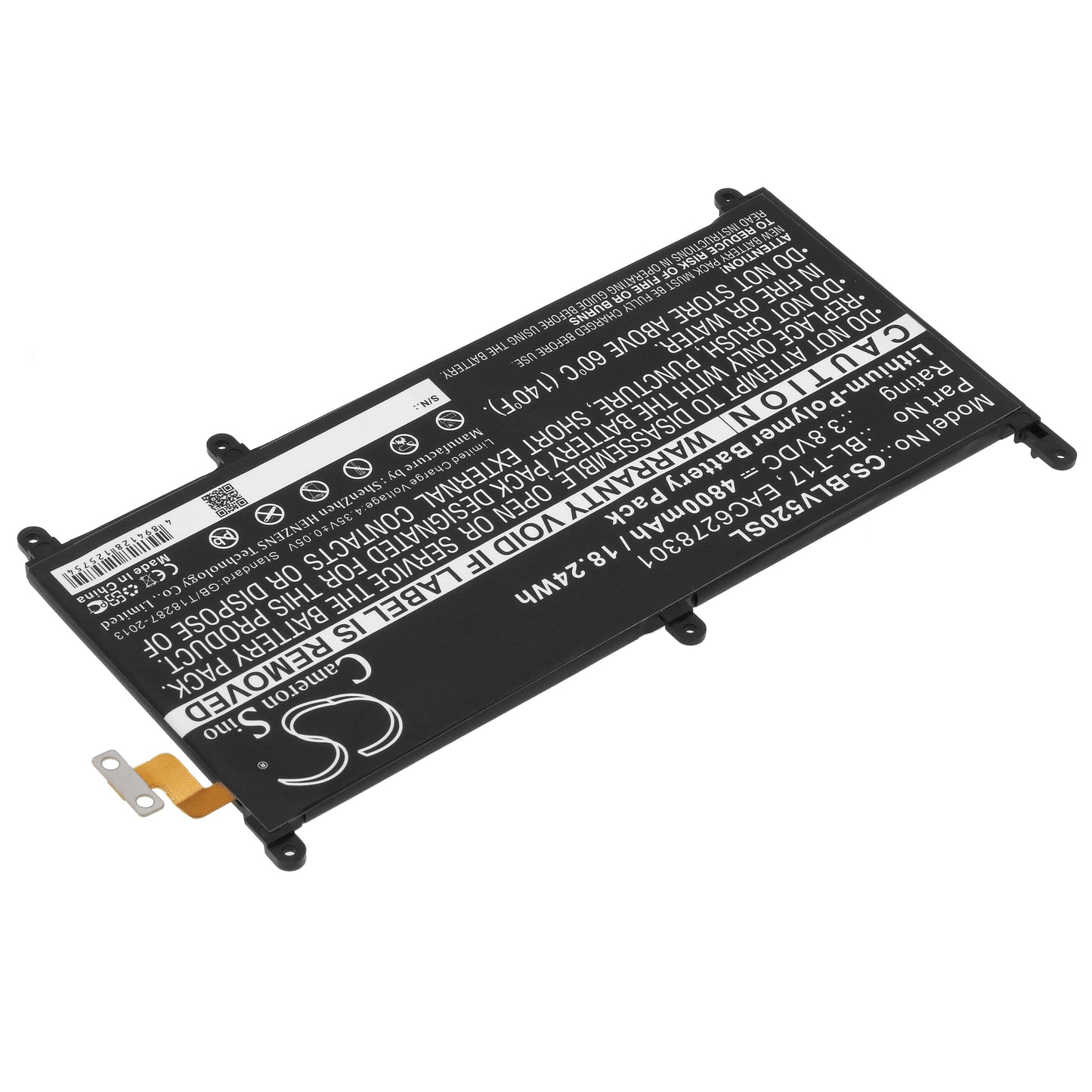 Replacement Battery for LG G Pad X 8.3 – Tablet – 4800mAh / 3.8V - image 2