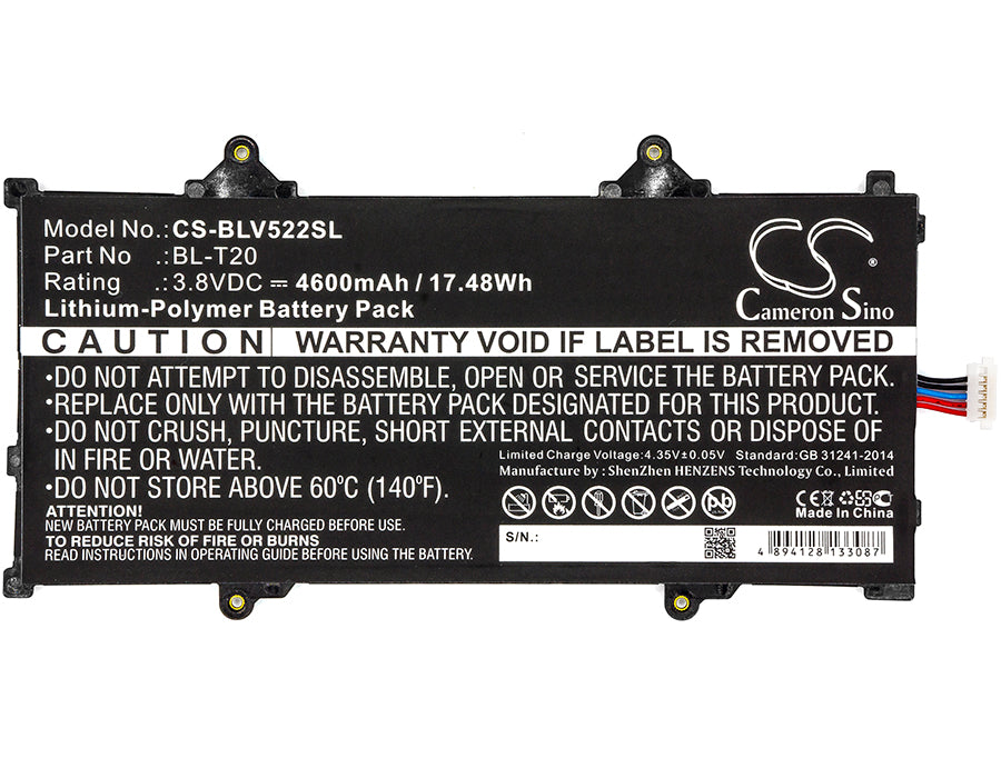 Replacement Battery for LG G Pad X 8.0 – Tablet – 4600mAh / 3.8V - image 3