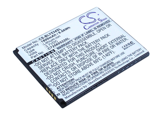 Replacement Battery for BLU Studio 5.0 HD – Mobile, SmartPhone – 1800mAh / 3.7V