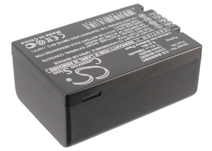 Replacement Battery for Panasonic  
Lumix DMC-FZ100GK – Camera – 750mAh / 5.55Wh / 7.4V