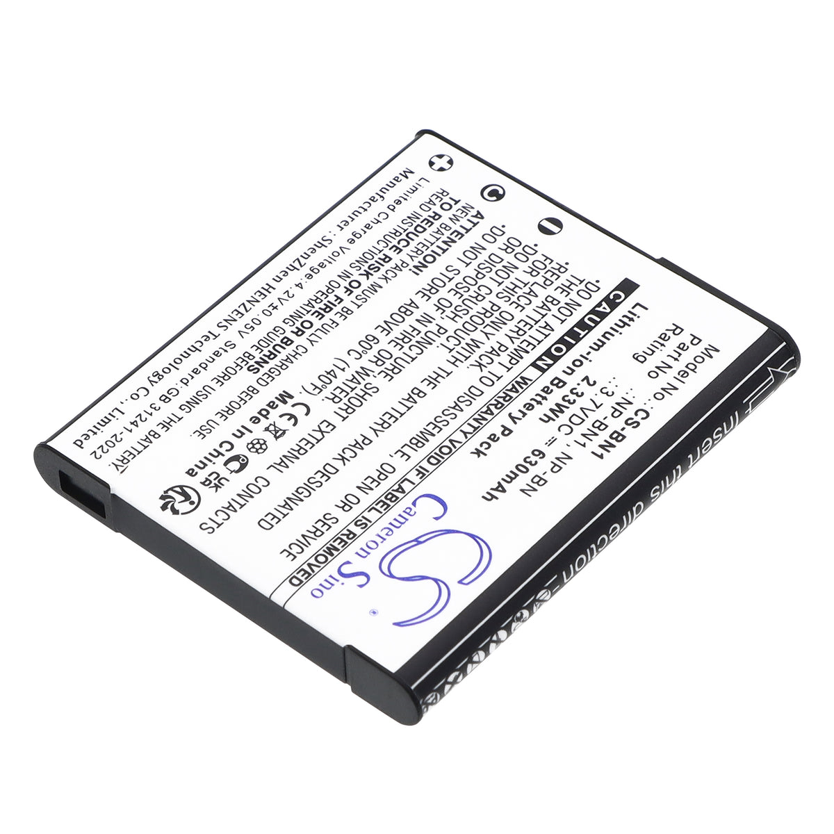 Replacement Battery for Sony _x000D_ Cyber-shot DSC-T110P – Camera – 630mAh / 3.7V