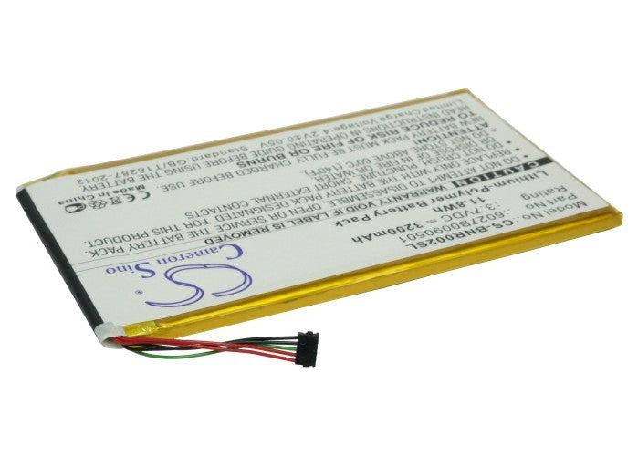 Replacement Battery for Barnes & Noble NOOK color – E-book, E-reader – 3200mAh / 3.7V
