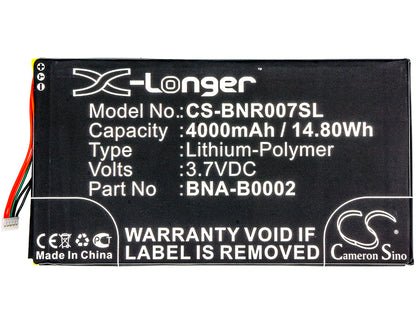 Replacement Battery for Barnes & Noble NOOK HD 7 tablet – Tablet – 4000mAh / 3.7V - image 5