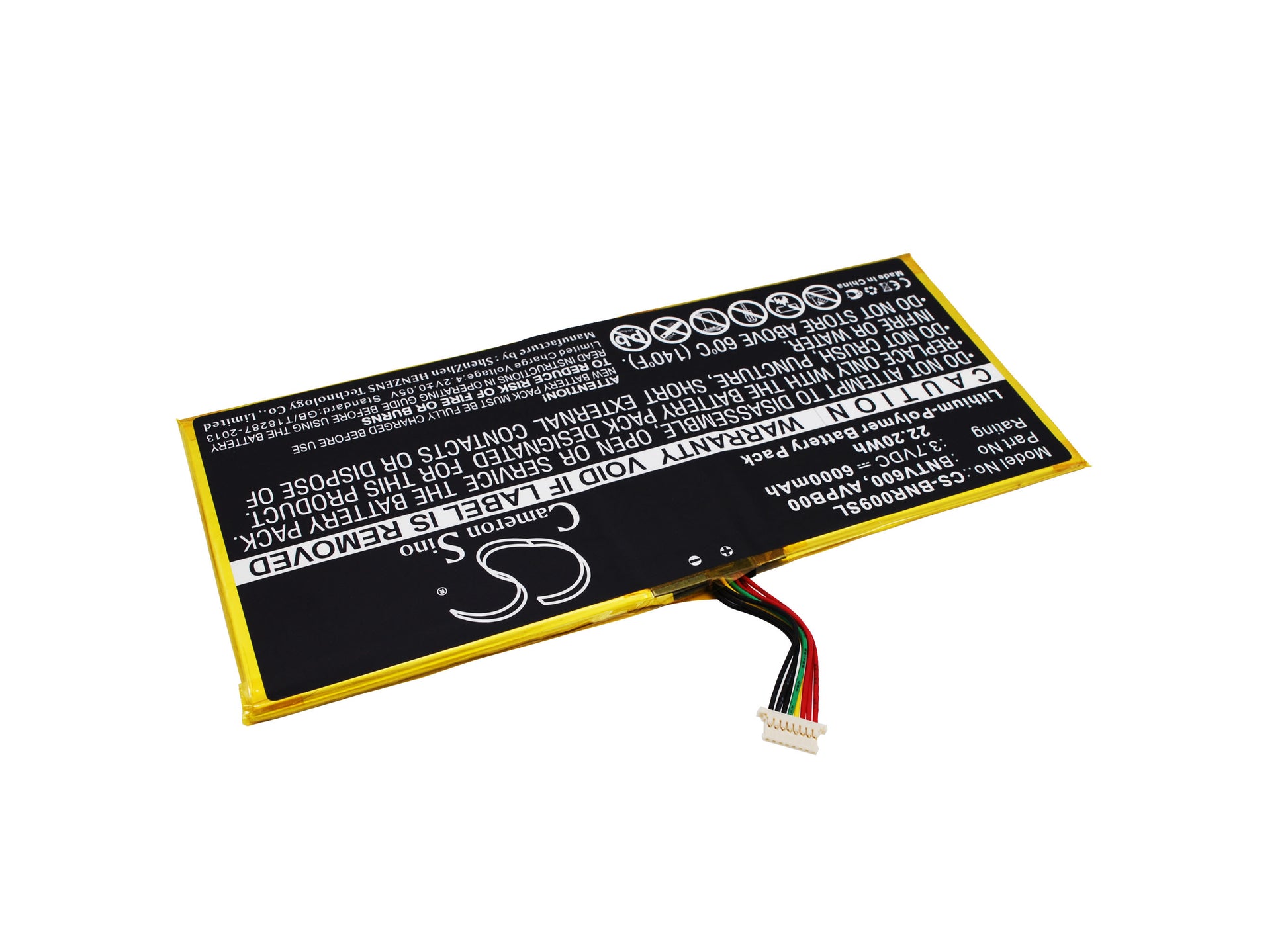 Replacement Battery for Barnes & Noble NOOK HD+9 – Tablet – 6000mAh / 3.7V - image 2