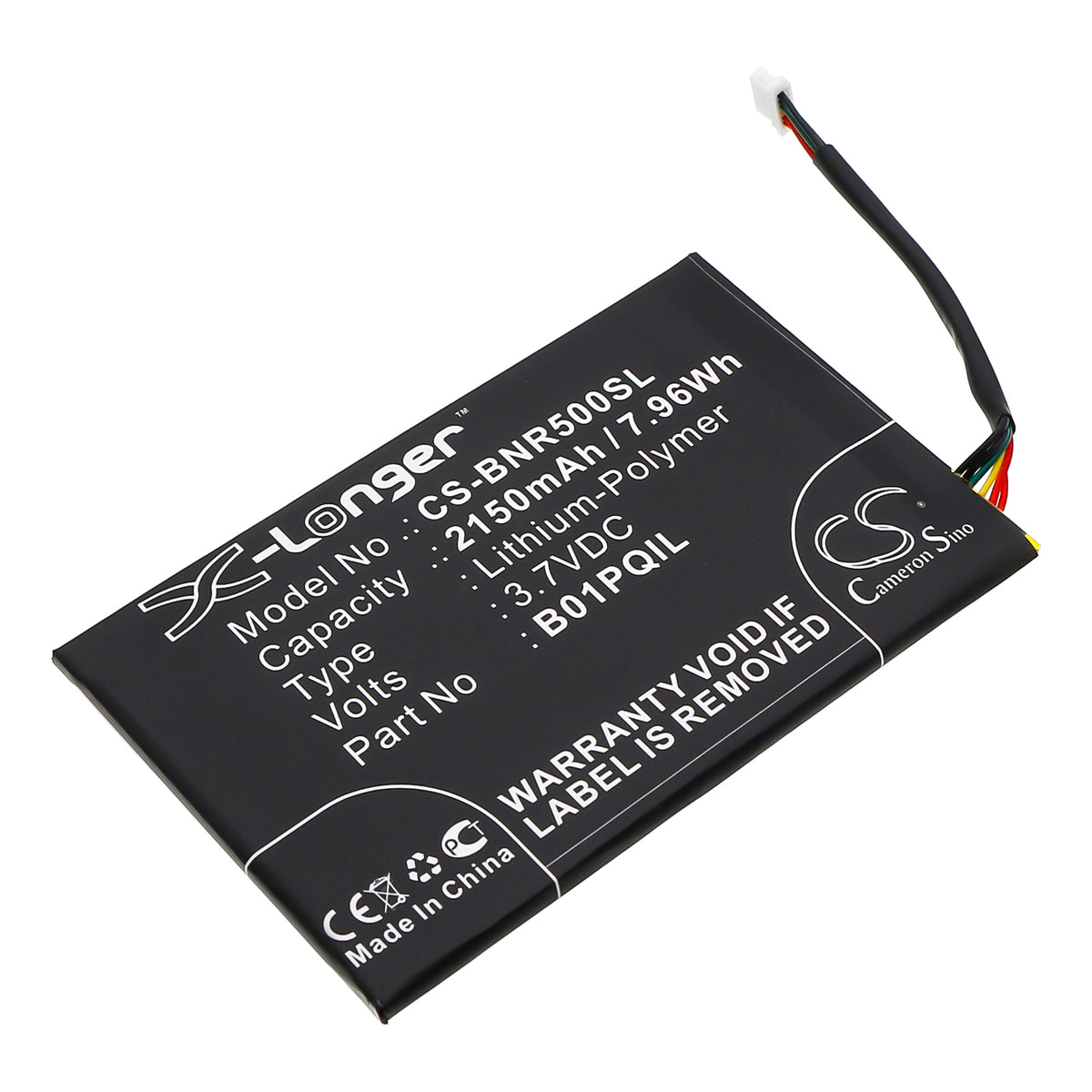Replacement Battery for Barnes & Noble Nook Glowlight – E-book, E-reader – 2150mAh / 3.7V