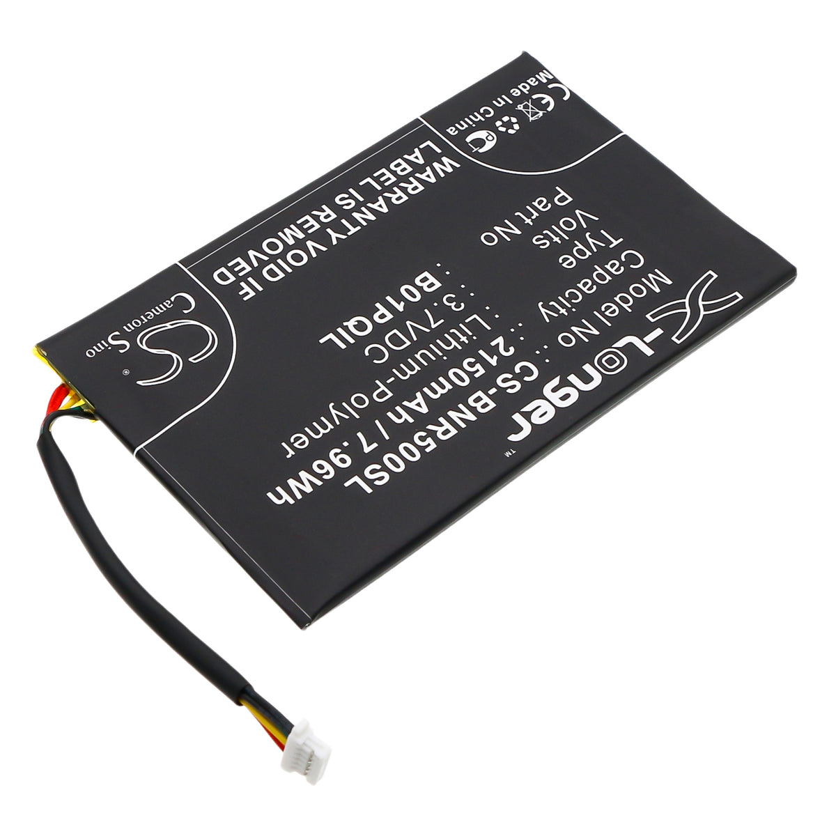 Replacement Battery for Barnes & Noble Nook Glowlight – E-book, E-reader – 2150mAh / 3.7V