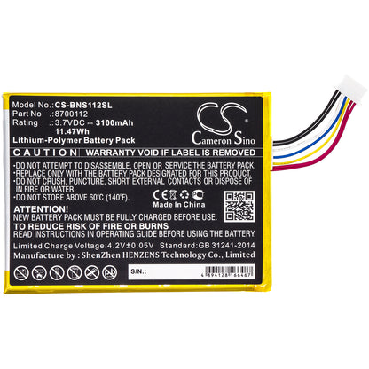 Replacement Battery for Bang & Olufsen  BeoSound Moment – 3100mAh / 11.47Wh