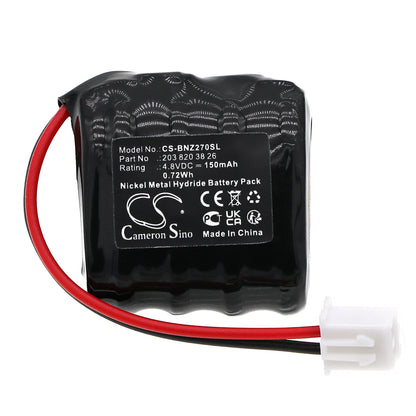Replacement Battery for Mercedes-Benz CLK Siren Alarm – Siren Alarm – 150mAh / 4.8V