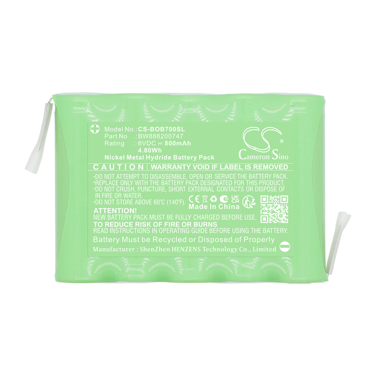 Replacement Battery for Bang & Olufsen Beolink 7000 – Remote Control – 800mAh / 6V