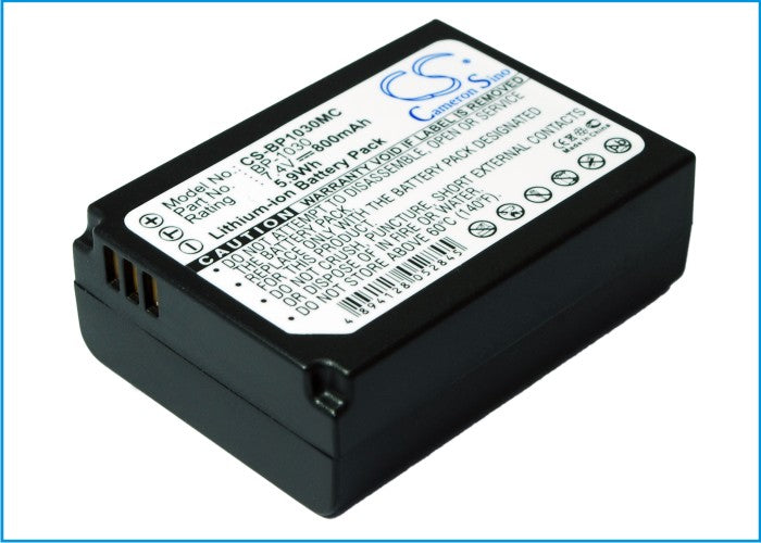 Replacement Battery for Samsung  NX1000 – Camera – 800mAh / 5.92Wh / 7.4V