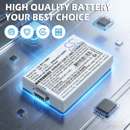 Replacement Battery for Canon Legria HF R26 – Camera – 950mAh / 3.7V