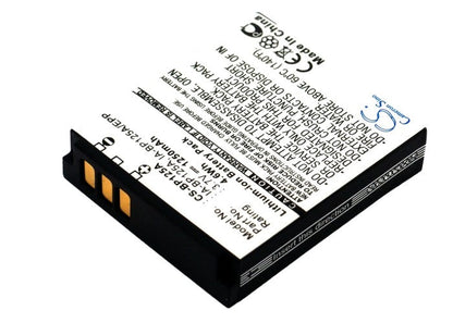 Replacement Battery for Samsung  HMX-M10 – Camera – 1250mAh/4.63Wh / 3.7V