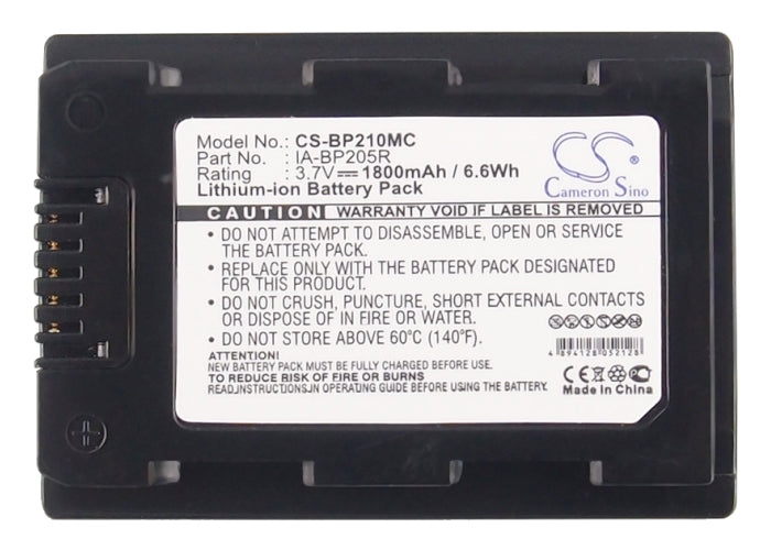 Replacement Battery for Samsung SMX-F50 – Camera – 1800mAh / 3.7V - image 5