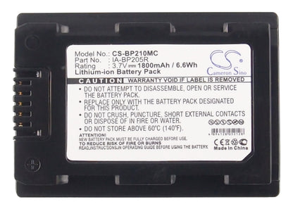 Replacement Battery for Samsung SMX-F50 – Camera – 1800mAh / 3.7V - image 5