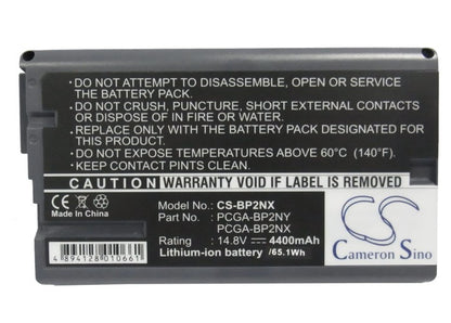 Replacement Battery for Sony VAIO PCG-GRT51E – Notebook, Laptop – 4400mAh / 14.8V - image 5