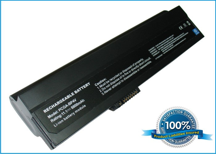 Replacement Battery for Sony PCG-Z1VAP1 – Notebook, Laptop – 8800mAh / 11.1V - image 1
