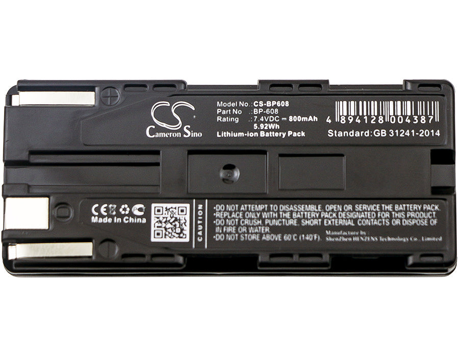 Replacement Battery for Canon  C2 – Camera – 800mAh / 5.92Wh / 7.4V